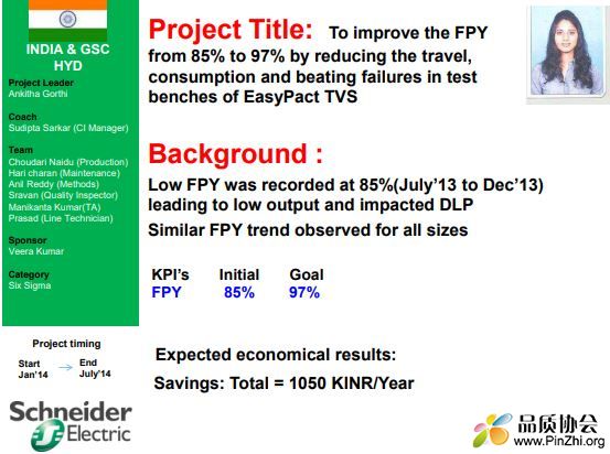 FPY improvement in Easypact