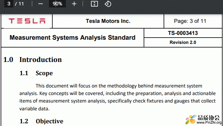 特斯拉测量系统分析MSA标准 Tesla Measurement_Systems_Analysis_Standard