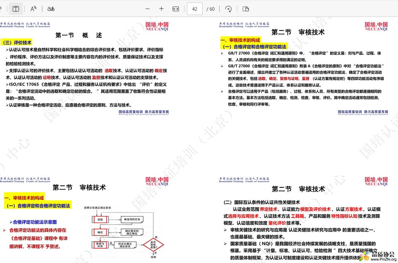 《管理体系认证基础》审核通用知识和技术在审核中的应用