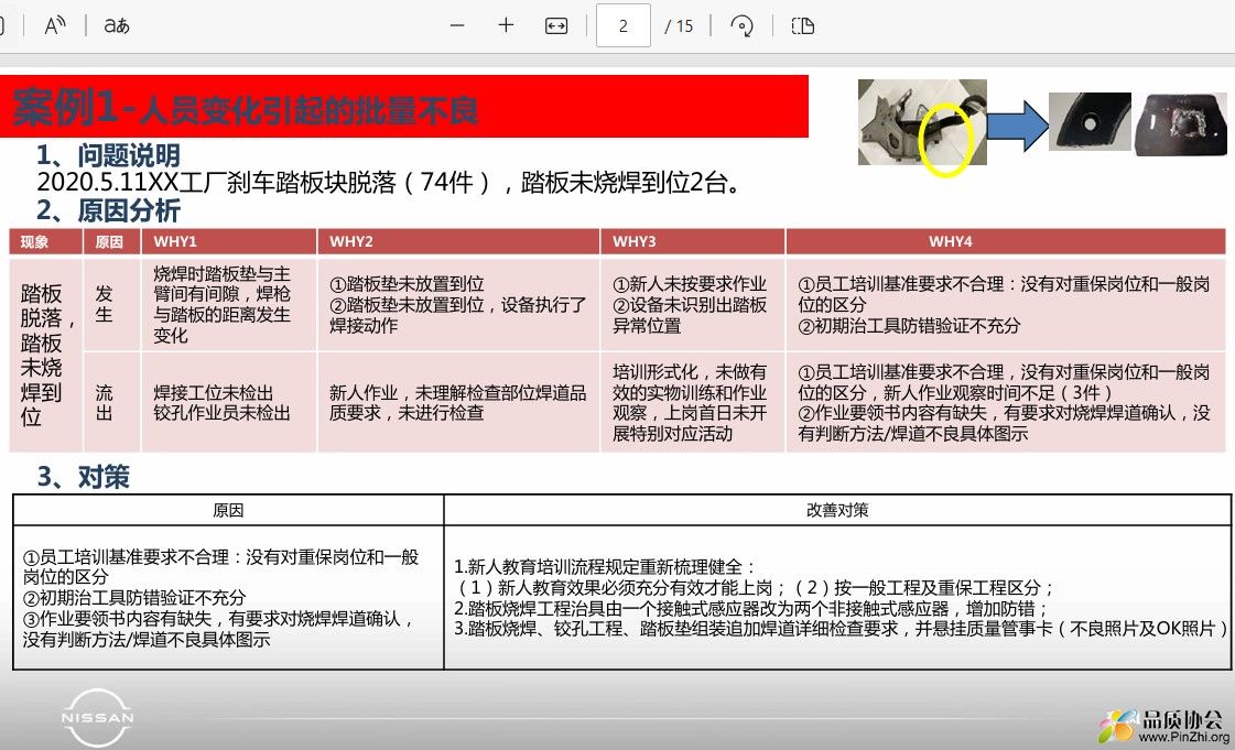 案例1-人员变化引起的批量不良