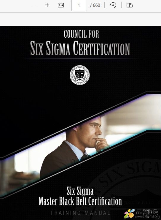 Six Sigma Master Black Belt Certification Training Manual