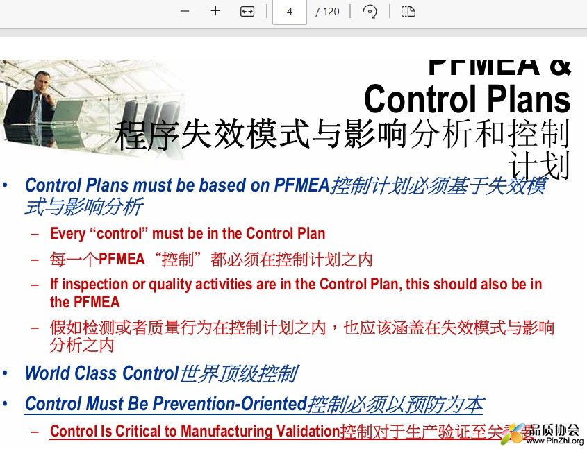 程序失效模式与影响分析和控制计划