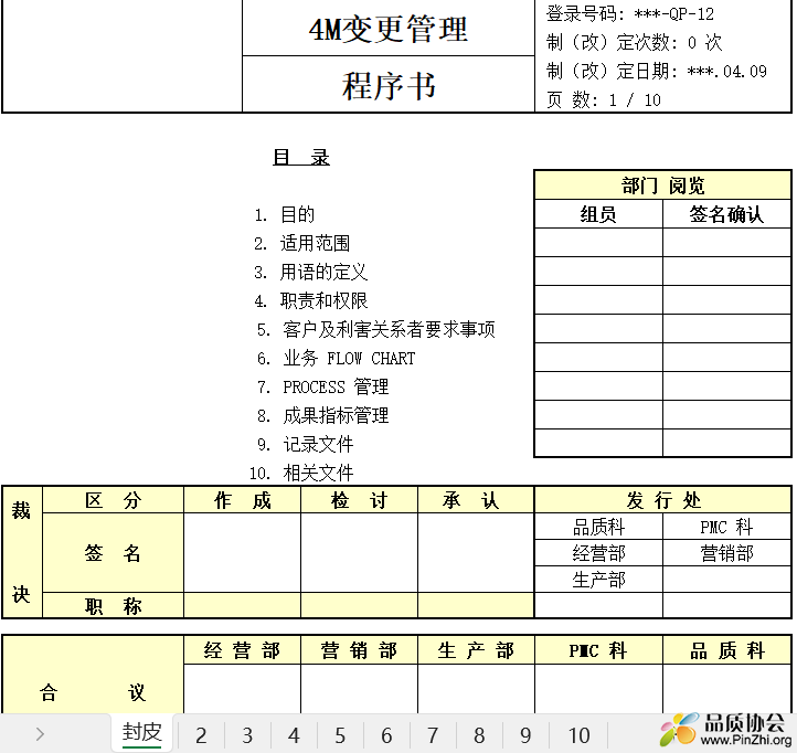 4M变更管理程序-韩企