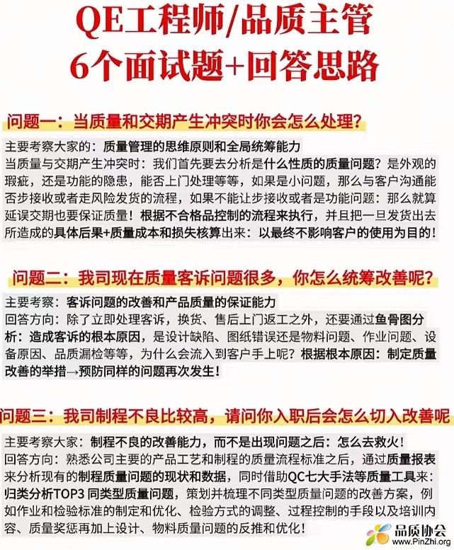 QE质量工程师和品质主管6个面试题.jpg